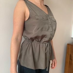 Banana Republic Green Shimmer Blouse